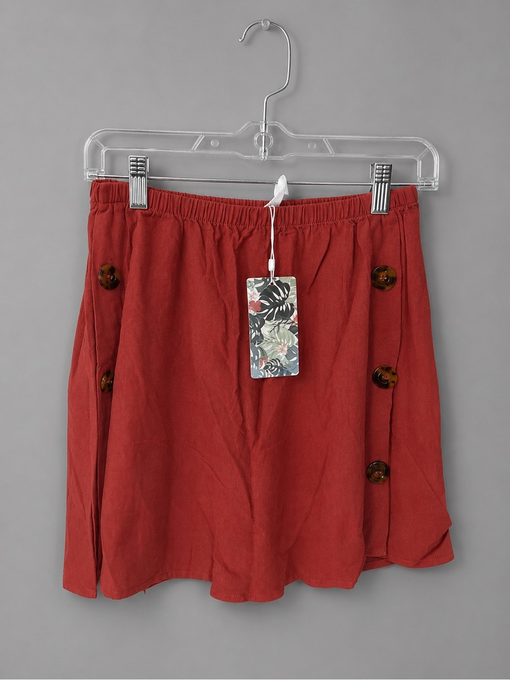Toluca Swim side button skirt/cover up